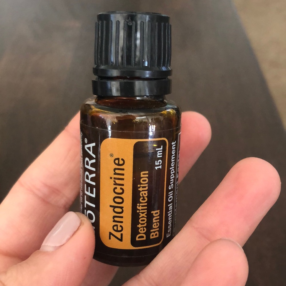 Opened Doterra Zendocrine oil.